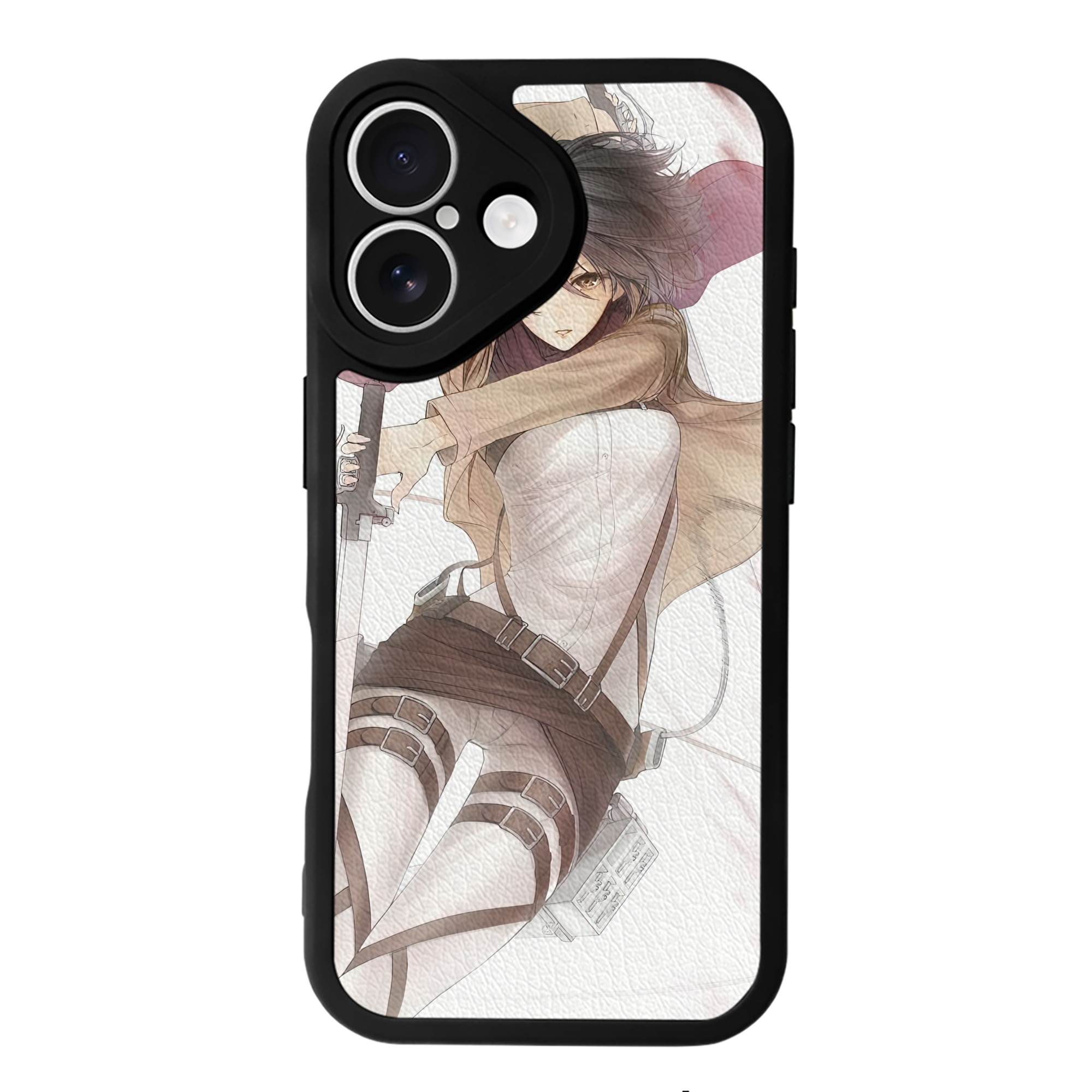（画像用） 進撃の巨人 Attack on Titan 【iPhone 16シリーズ対応】シリコンスマホケース（レザー調） 材質：シリコン
